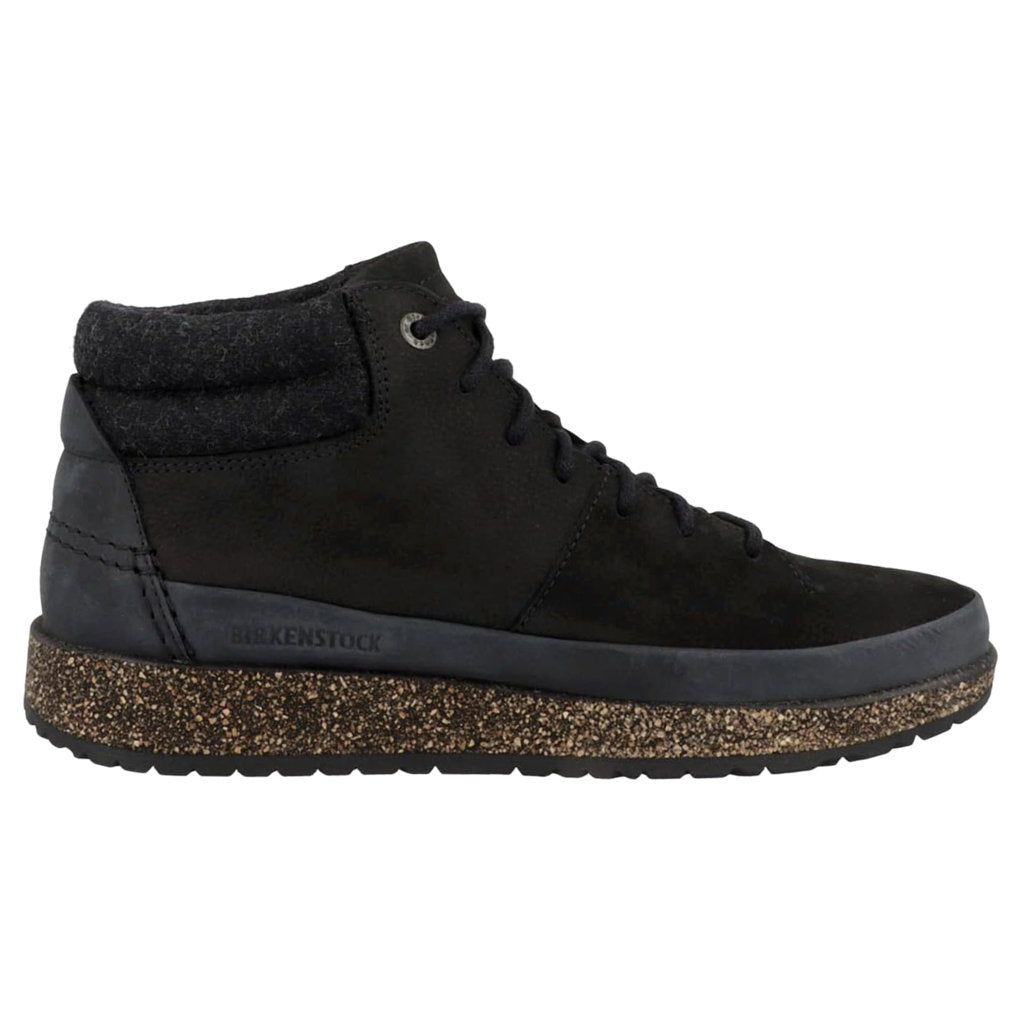Birkenstock Honnef High Oiled Nubuck Unisex Boots#color_black